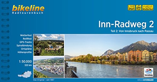Inn-Radweg / Inn-Radweg 2: Von Innsbruck nach Passau. 1:50.000, 320 km