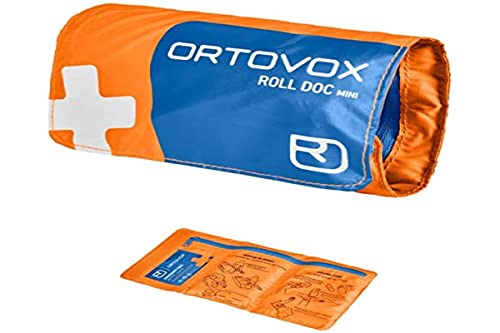 ORTOVOX Roll Doc Mini Erste-Hilfe-Set, Shocking Orange, 15 x 8 x 3 cm