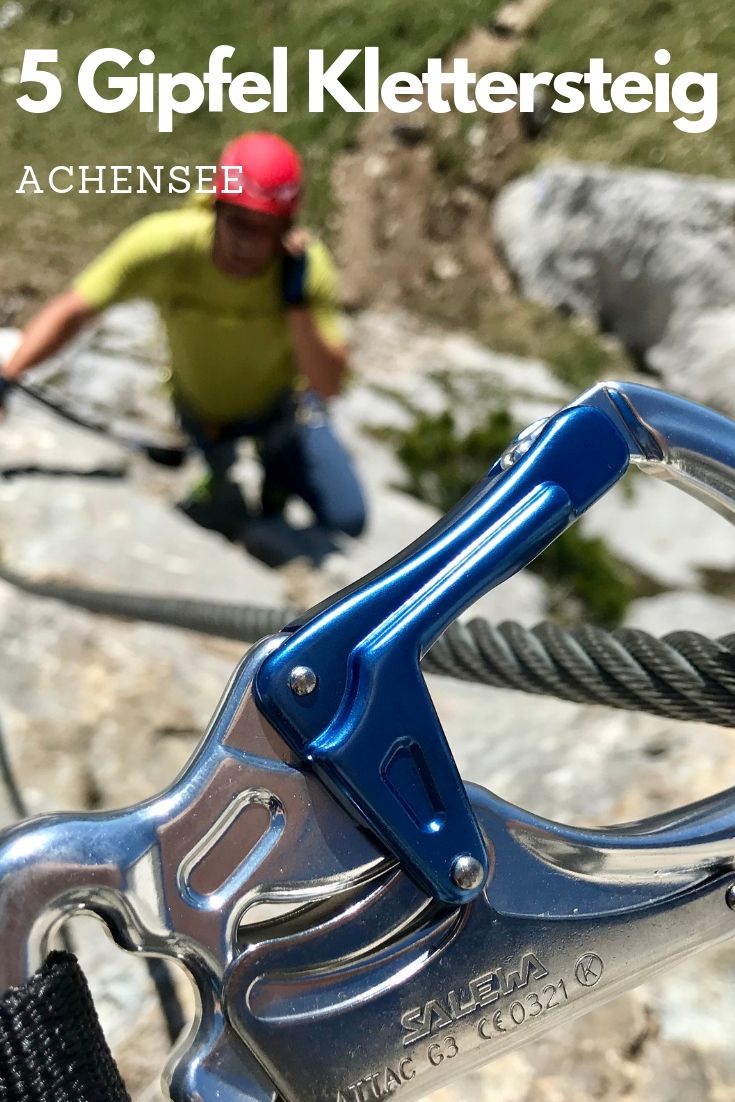 5 Gipfel Klettersteig Achensee - jeder Gipfel ist ein separater Klettersteig