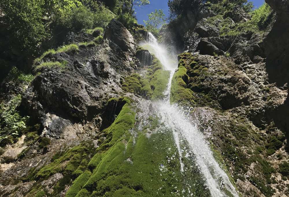 Der Achensee Wasserfall in Achenkirch, Oberautal