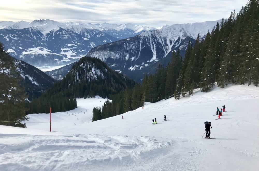 Jetzt ist es auf der Piste nicht mehr weit bis zum Ziel