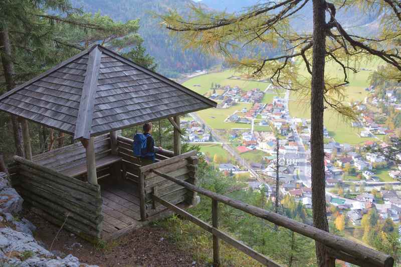 Auf die Adlerkanzel in Scharnitz wandern, im Karwendel 