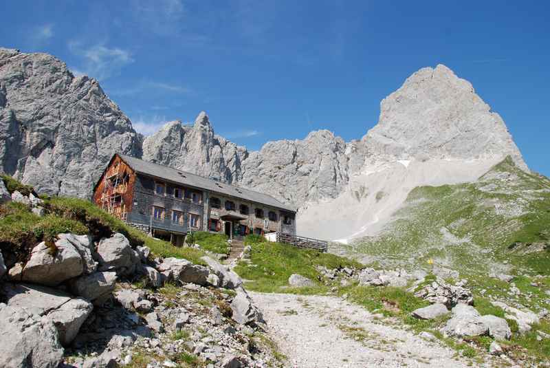 Der erste Schnee - auf dem Adlerweg zur Lamsenjochhütte wandern 