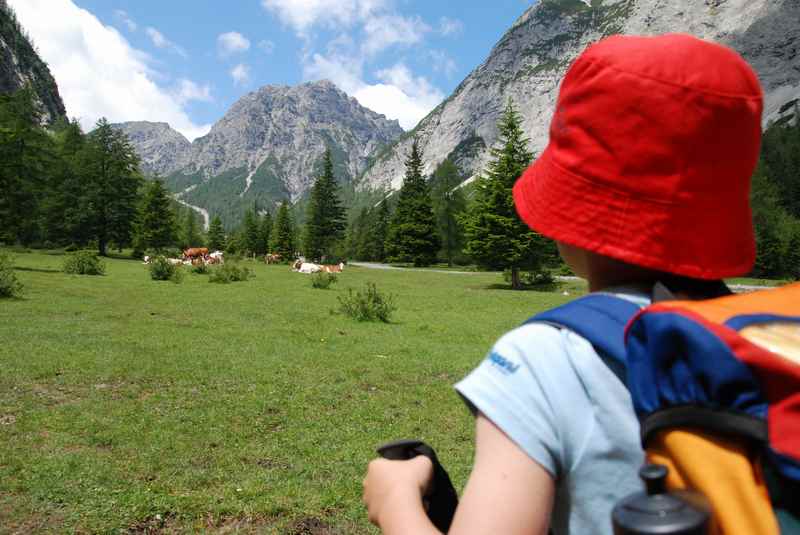 Hüttenwanderung mit Kindern - unbedingt vorher üben!