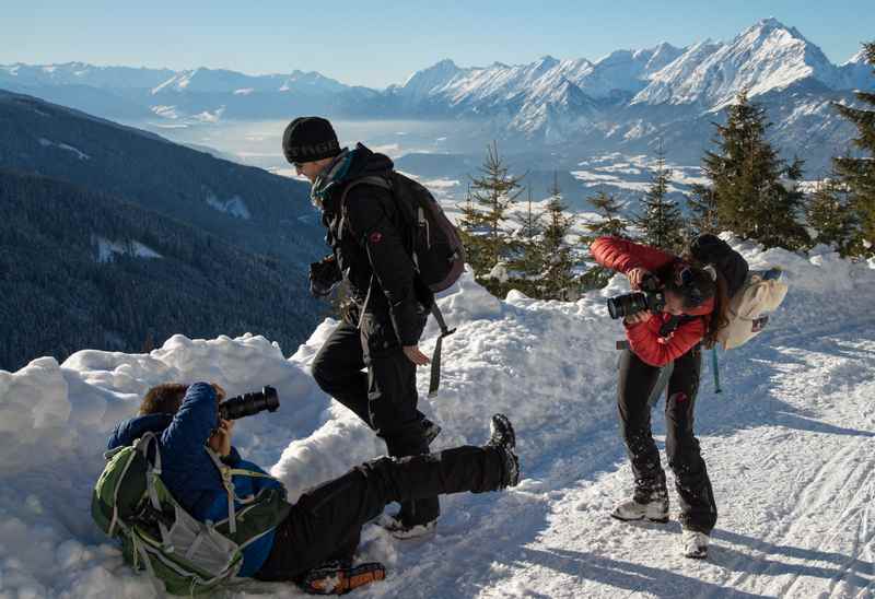 Ein guter Alpen Fotokurs im Winter, Foto: Franz Hundstorfer