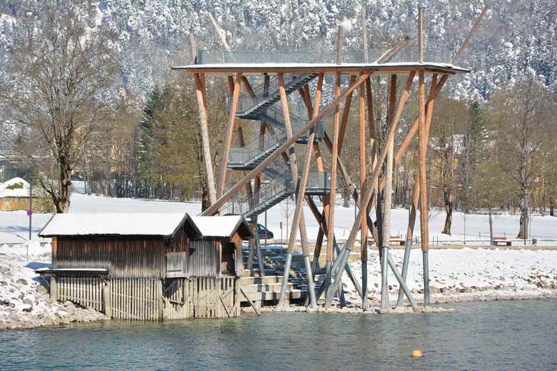 Winterwandern zum Aussichtsturm in Pertisau am Achensee