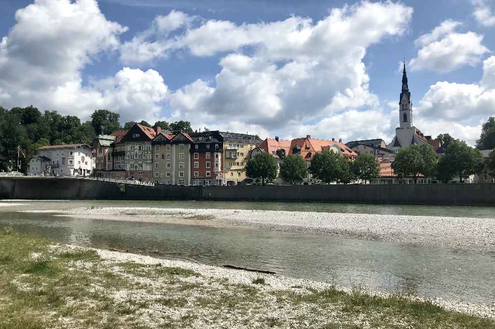 Die Isar und das Isartal in Bad Tölz