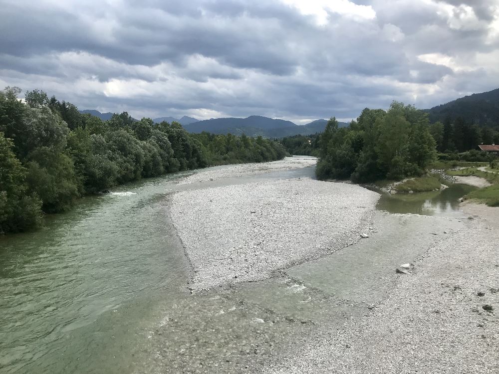 Bad Tölz wandern: An der Isar