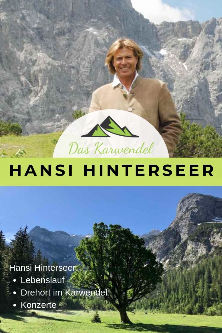 Biografie Hansi Hinterseer - zum Merken mit diesem Pin auf Pinterest