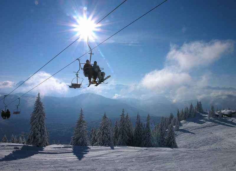 Schnell aus München in die Berge zum Skifahren - auf´s Brauneck in Lenggries, Foto: Klaus_Knirk, Brauneck Bergbahn