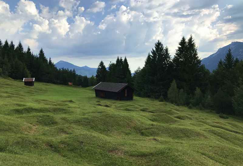 Das sind die Buckelwiesen - bei der Kranzberg Wanderung in Richtung Wildensee