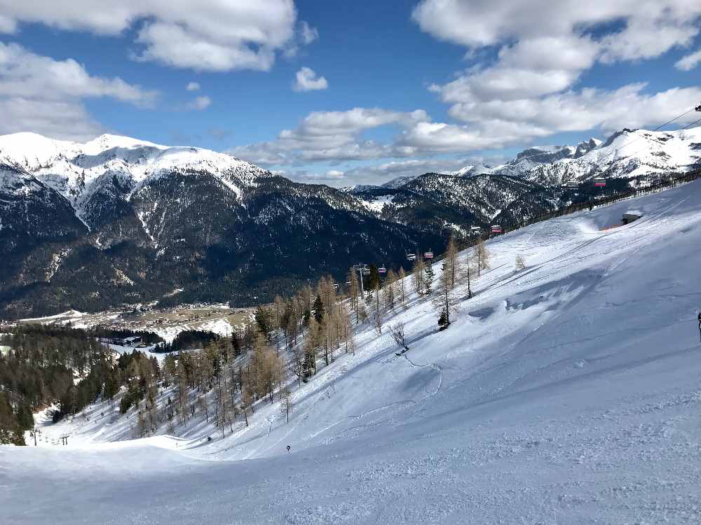 Die Christlum Skitour - mit Blick auf einen Zipfel vom Achensee