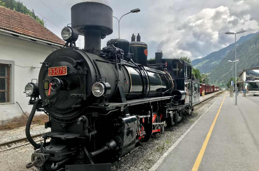 Der Dampfzug der Zillertalbahn