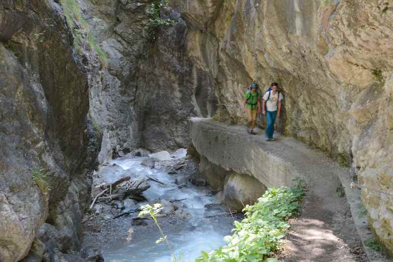 Aufstieg ab Zirl durch die Ehnbachklamm im Karwendel - mein Favorit zum Wandern in diesem Bereich.