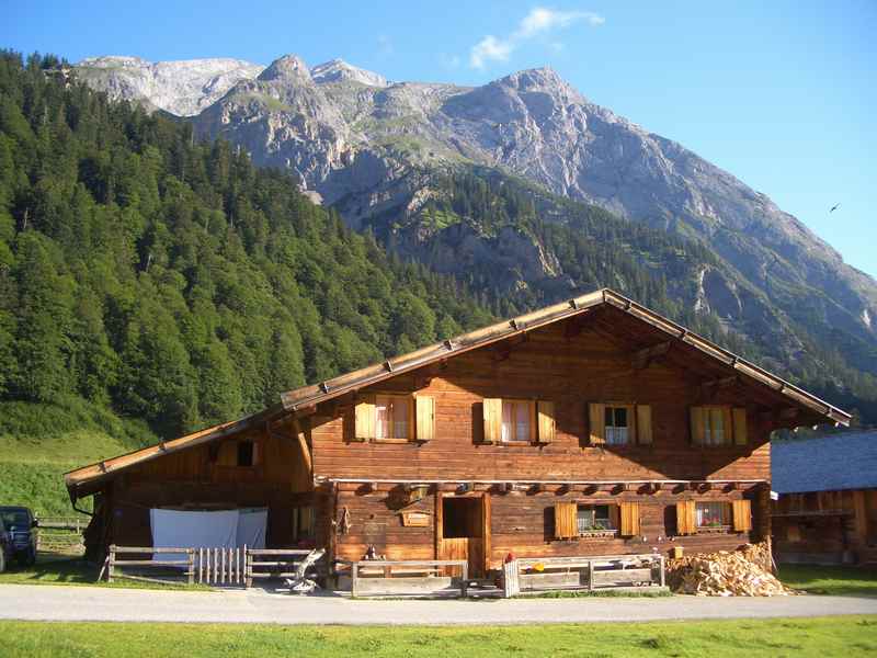 Familienurlaub mit Kindern auf der Engalm im Karwendel