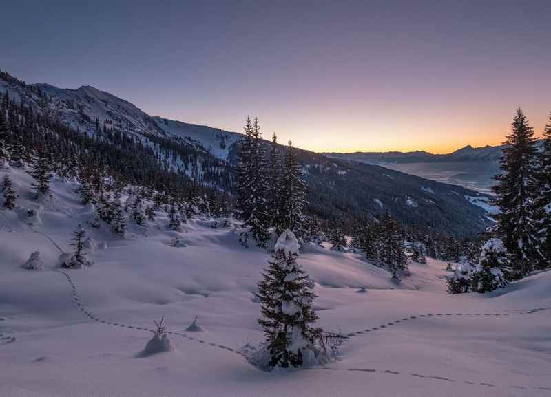 Wunderbarer Sonnenuntergang auf der Loas, fotografiert beim Fotokurs von Torsten Mühlbacher