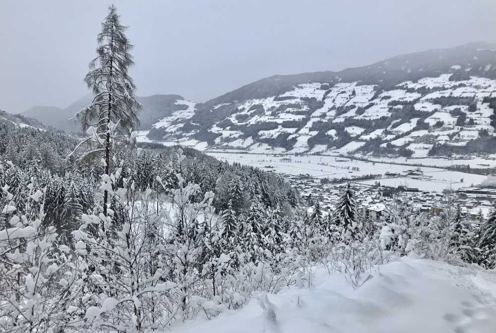 Vom Skilift ist auf dieser Aufstiegsroute nichts mehr zu sehen