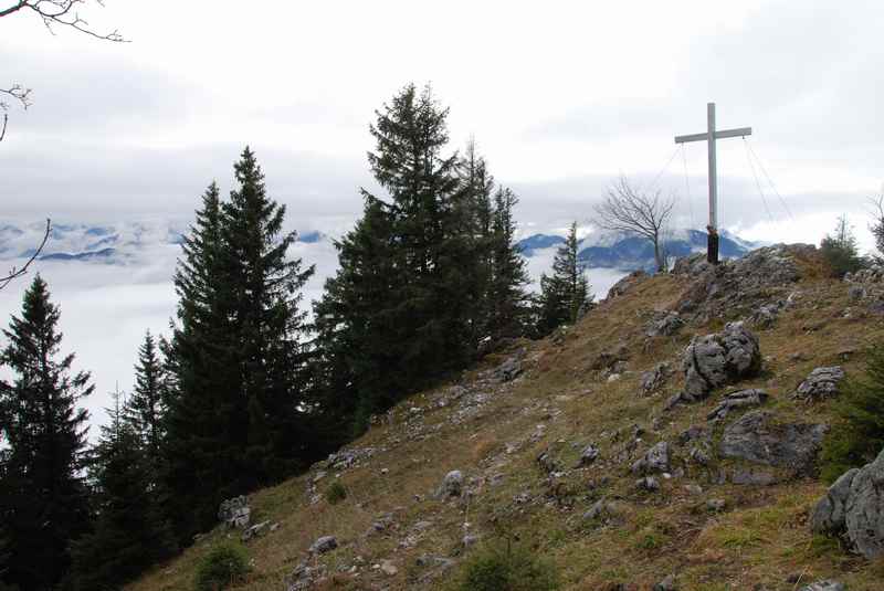 Von Lenggries wandern auf den Geierstein - auch bei Wolken ein Erlebnis