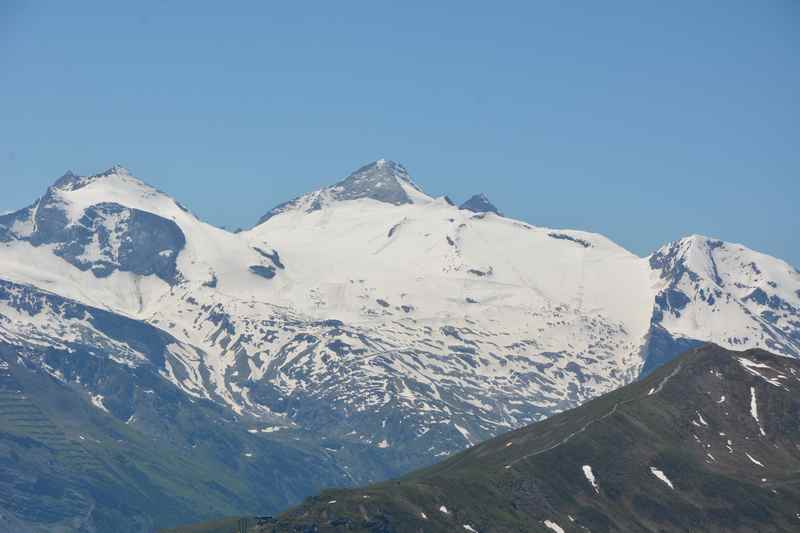  MTB Geiseljoch : Oben am Joch kannst du zum Gletscher schauen