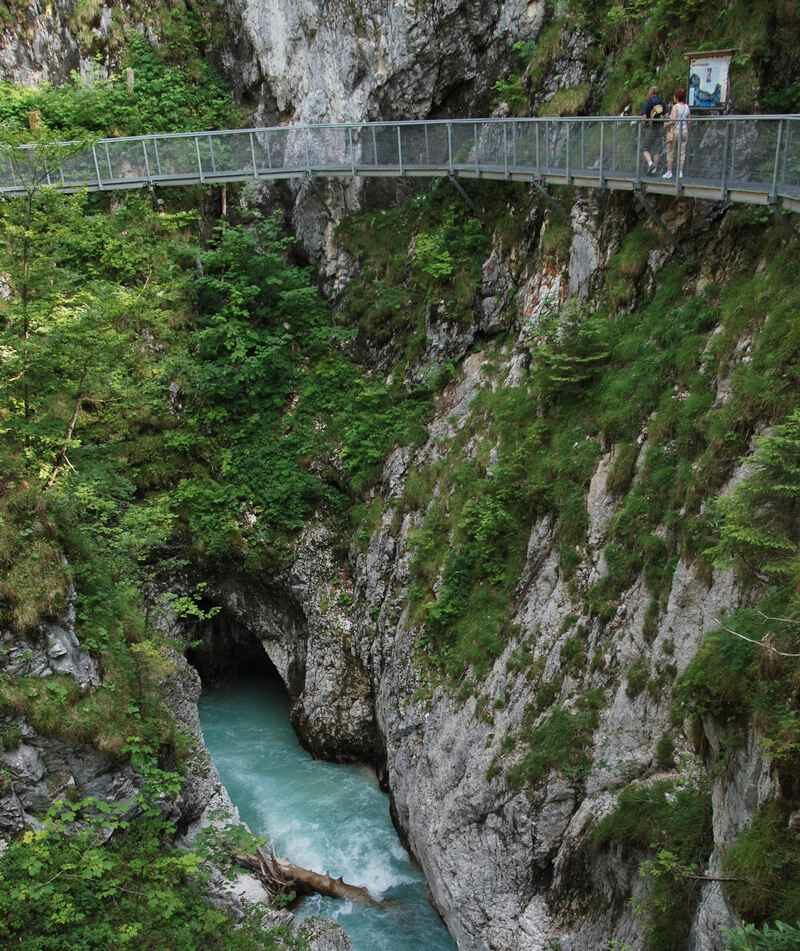 Die Geisterklamm zwischen Mittenwald und Leutasch