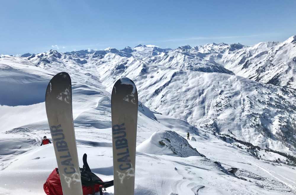 Gilfert Skitour - Das ist der grandiose Ausblick zum Alpenhauptkamm