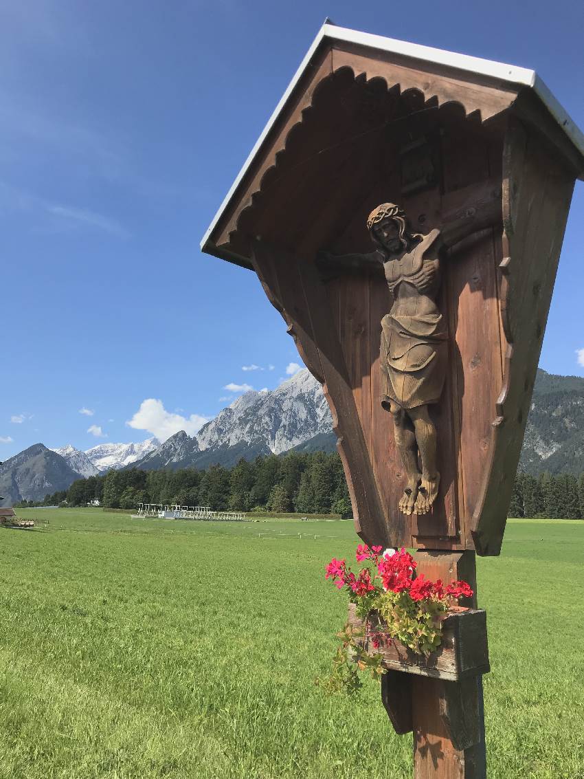 Einsame und leichte Wege zum Spazieren in Gnadenwald