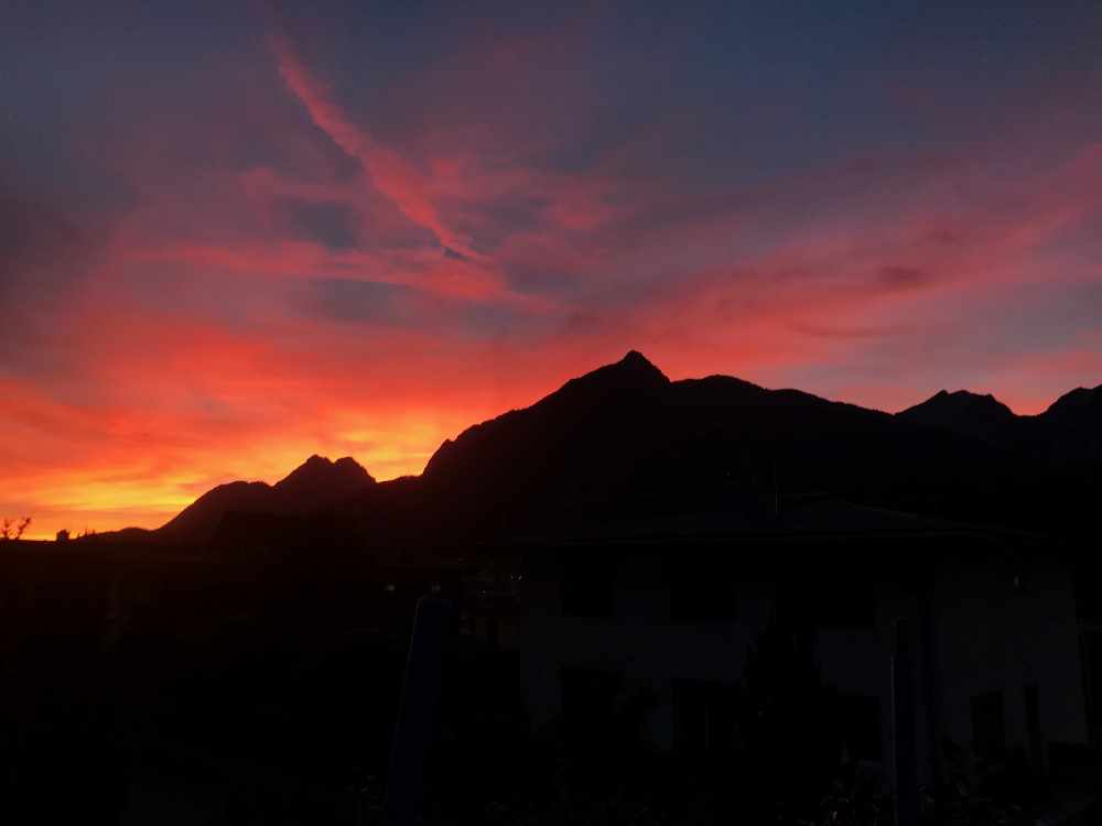 Und das ist der Sonnenuntergang im Karwendel