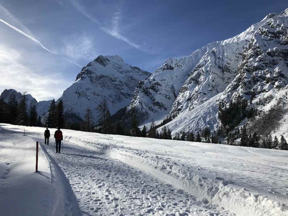 Zur Gramaialm: Das ist der Weg zum Winterwandern im Karwendeltal am Achensee