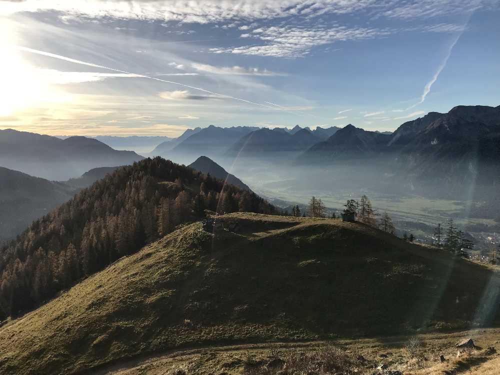 Direkt von der Luxus Hütte in wenigen Minuten wandern!