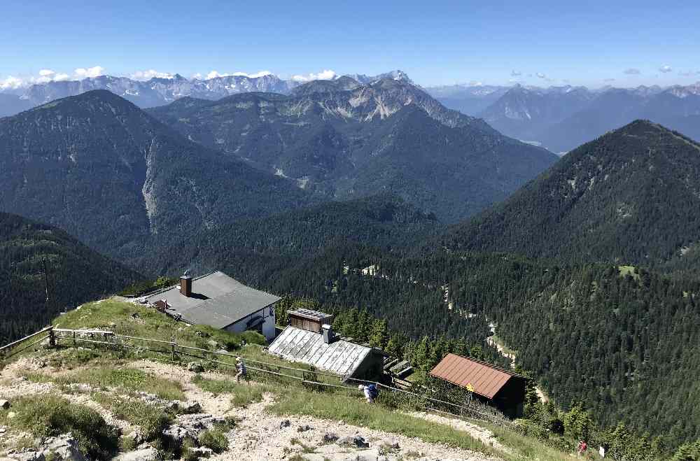 Das ist die Heimgartenhütte - nur tagsüber geöffnet!