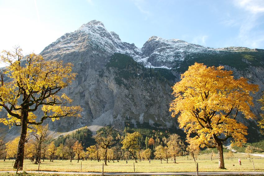 Herbsturlaub - Goldener Oktober am Ahornboden