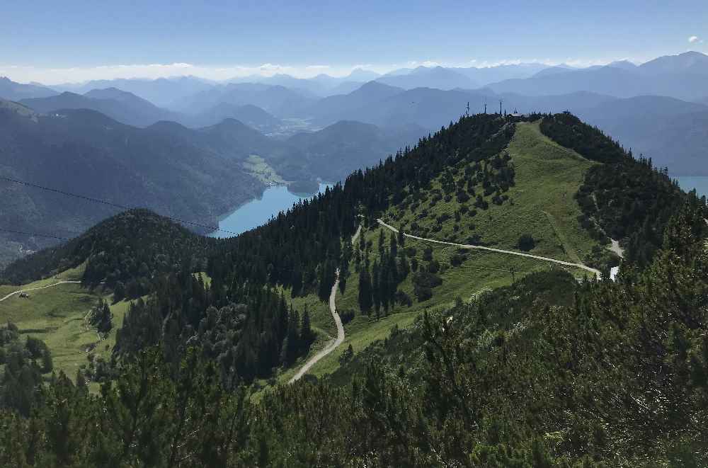 Der Herzogstand am Walchensee beim Karwendel 