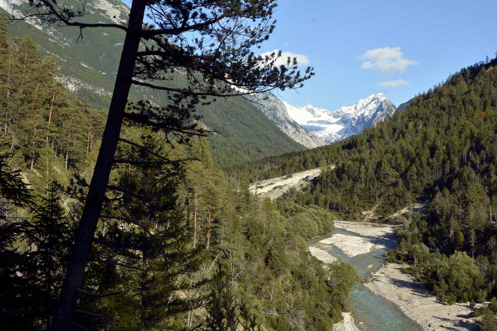 So unberührt darf die Isar durch das wilde Hinterautal fließen - wahnsinnig schön!