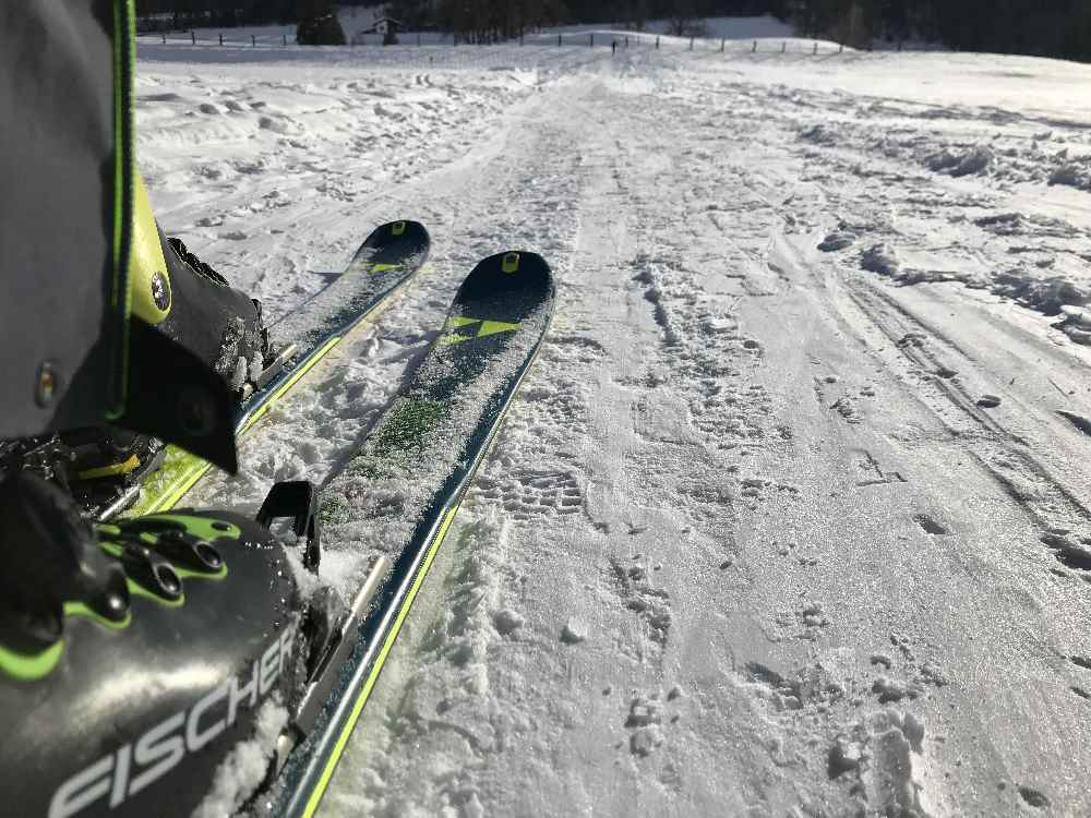 Los geht´s! Mit den Tourenski auf den Glungezer