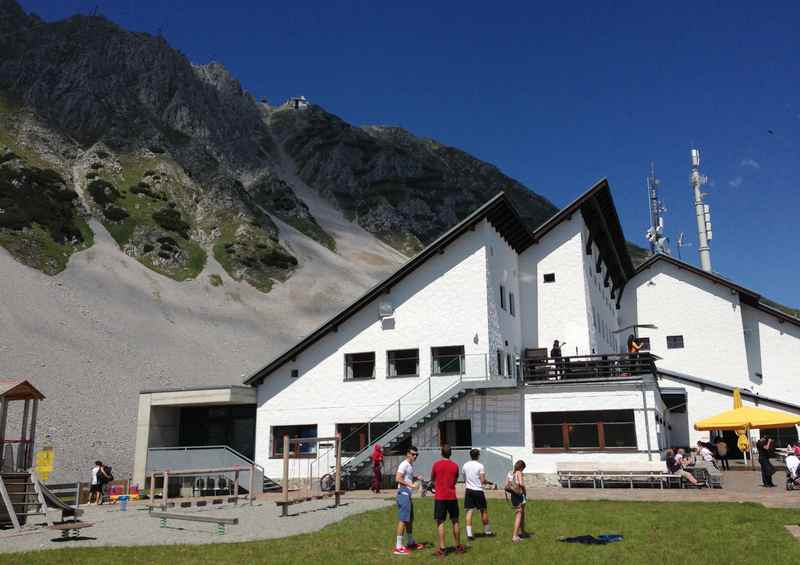 Das Ziel der MTB Tour ab Altstadt Innsbruck: Die Seegrube im Karwendel