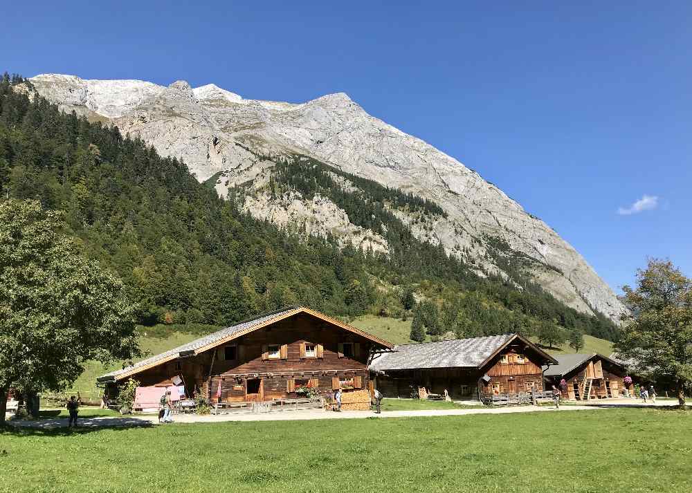 Statt Jachenau wandern ins Karwendel: In der Eng am Ahornboden