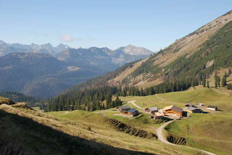 Die Rotwandhütte - du erreichst sie auf der Rundtour mit dem Mountainbike