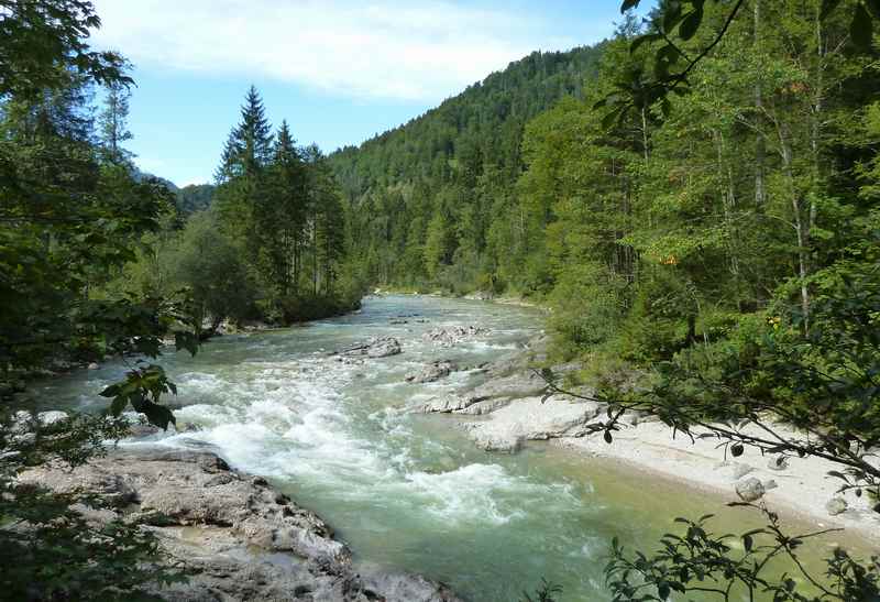 Nach der Kaiserklamm an der Brandenberger Ache, nahe dem Kaiserhaus