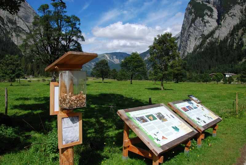 Der Karwendel Lehrpfad in der Eng, Hinterriß