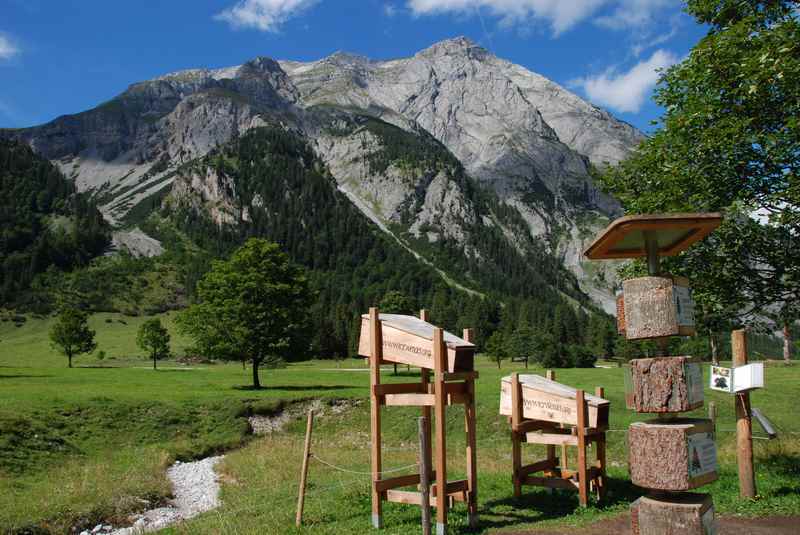 Der Karwendel Themenweg vom Alpengasthof Eng zur Engalm im Karwendel