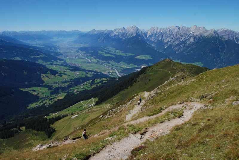 Die Kellerjoch Fotowanderung mit dem Karwendel und Innsbruck