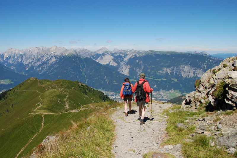 Am Kellerjoch wandern mit traumhaften Blick auf das Karwendel