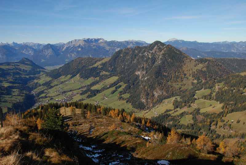 Die Kitzbüheler Alpen in Tirol, rund 20 Kilometer vom Karwendel entfernt