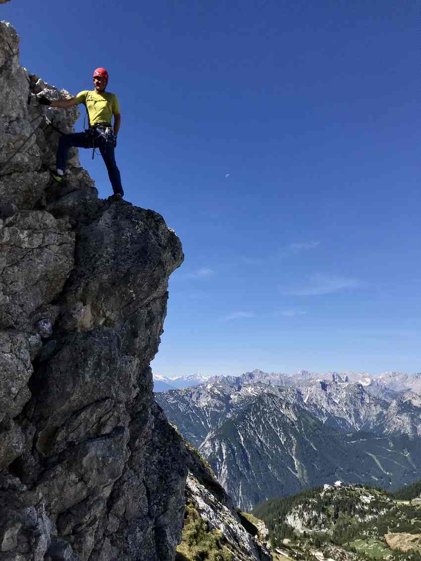 Im Karwendel wandern - auf einem der Klettersteige