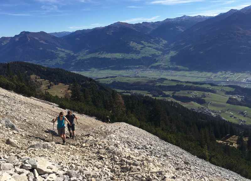 Hundskopf Wanderung mit Ausblick über das Inntal