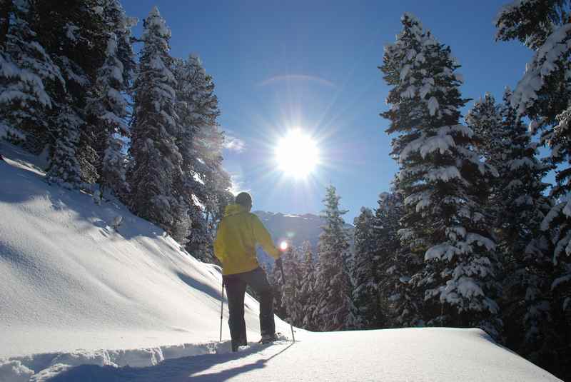 Zur Kotalm schneeschuhwandern am Achensee, im Rofan