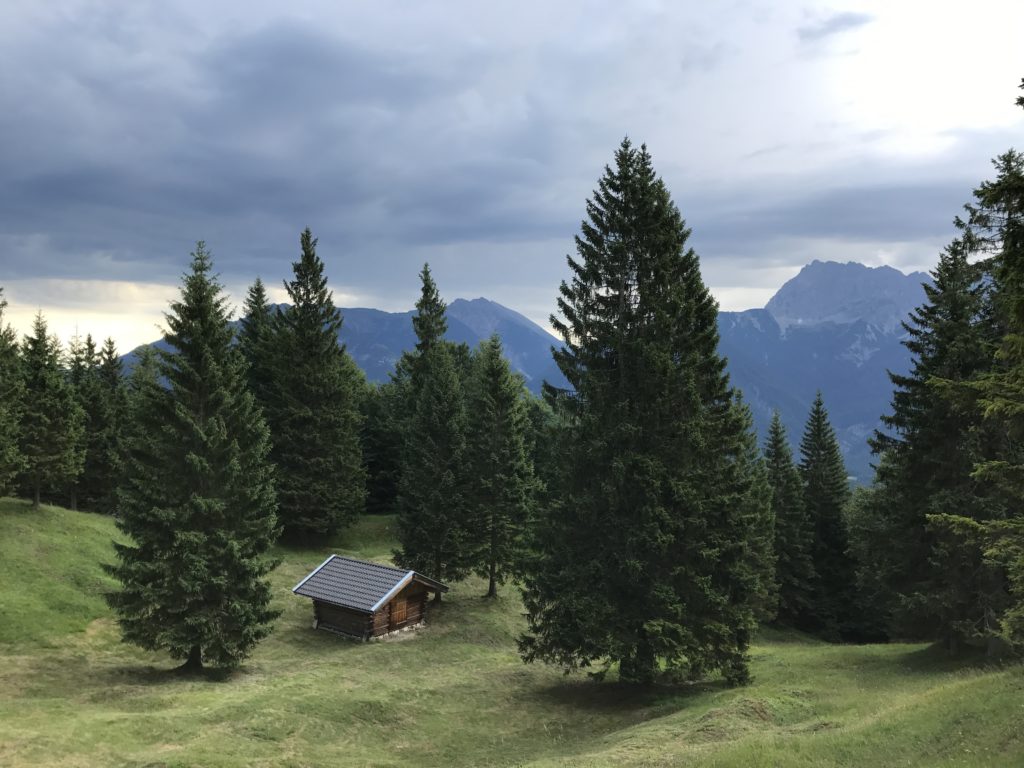 Kranzberg Mittenwald - mit Blick auf das Karwendel