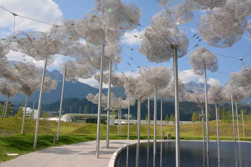 Die Kristallwolke in den Kristallwelten Wattens, Tirol