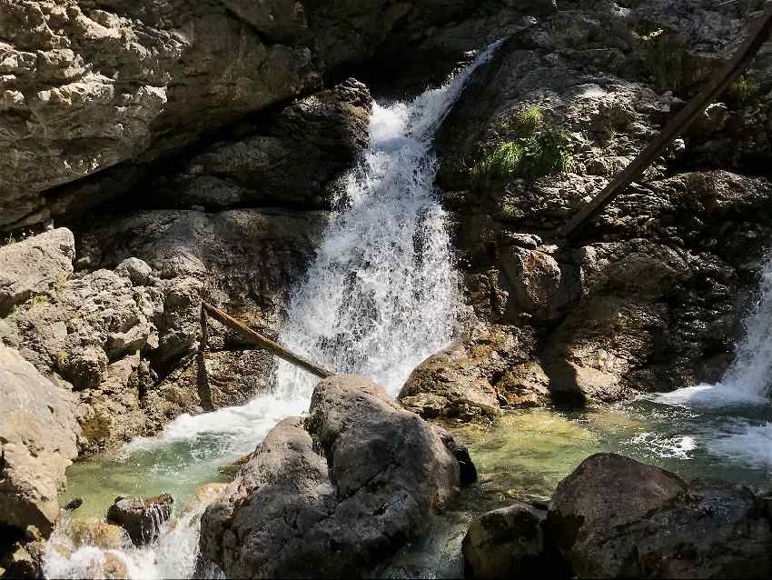 Das sind die Kuhflucht Wasserfälle in Farchant