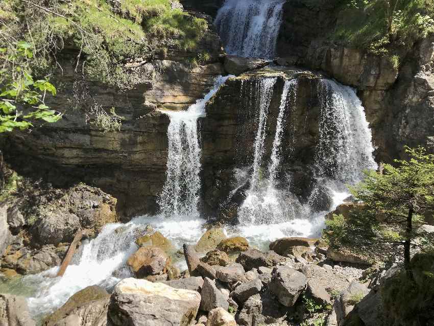 Kuhflucht Wasserfälle im Estergebirge